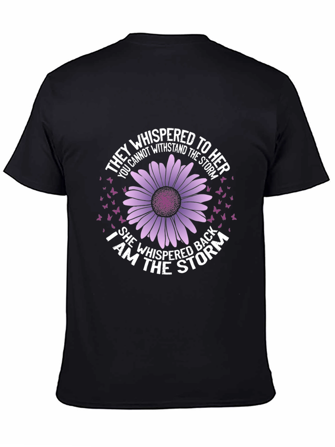 Whispered Storm T-Shirt - Empowering Graphic Tee