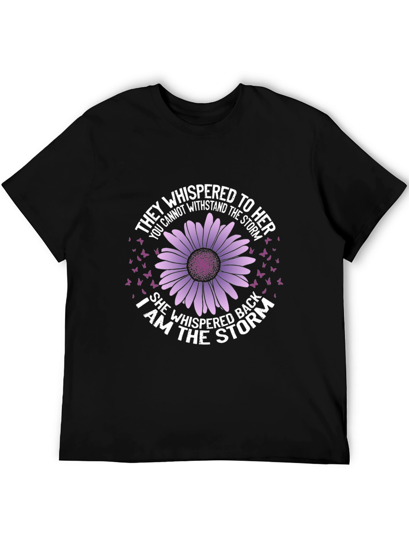 Whispered Storm T-Shirt - Empowering Graphic Tee