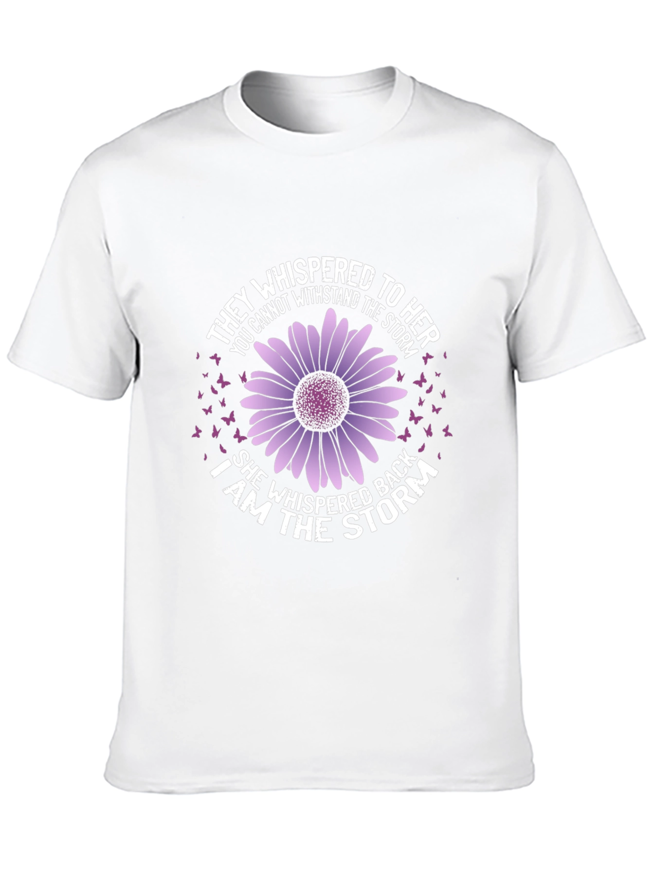 Whispered Storm T-Shirt - Empowering Graphic Tee