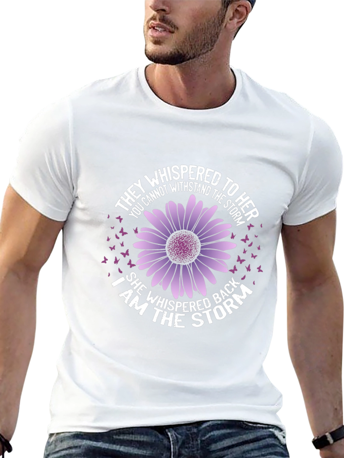 Whispered Storm T-Shirt - Empowering Graphic Tee
