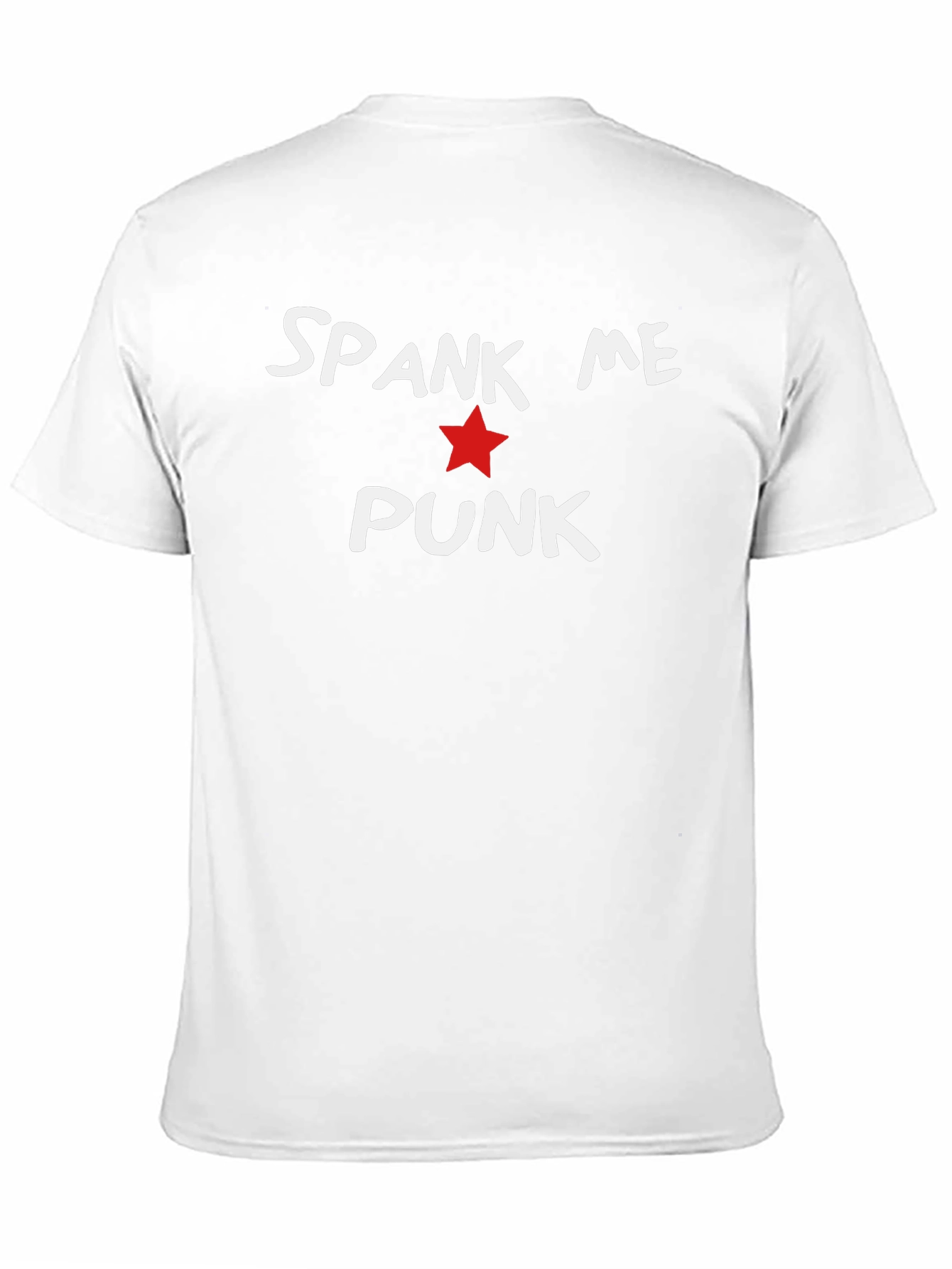 Spank Me Punk T-Shirt - Edgy Star Design