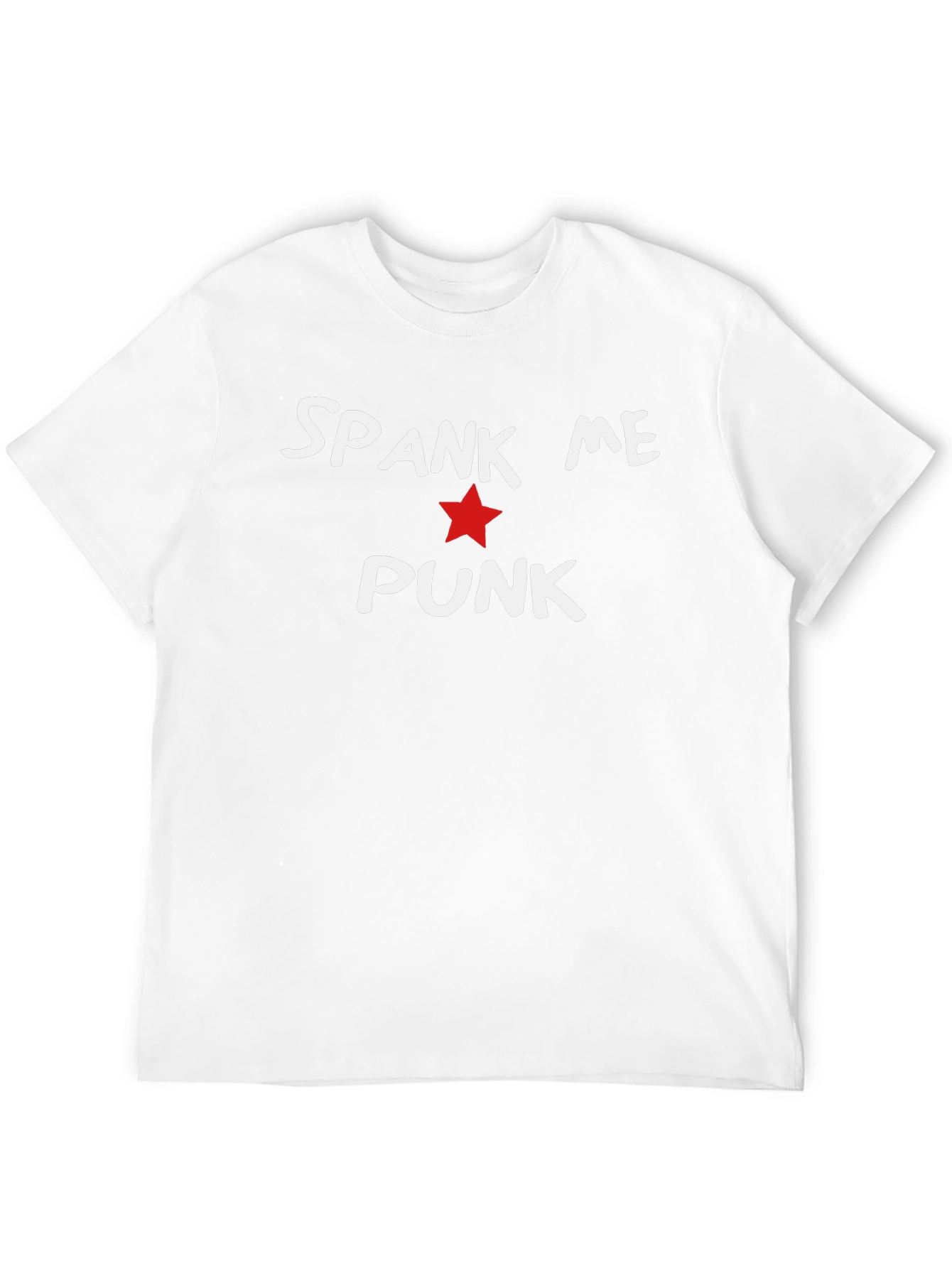 Spank Me Punk T-Shirt - Edgy Star Design