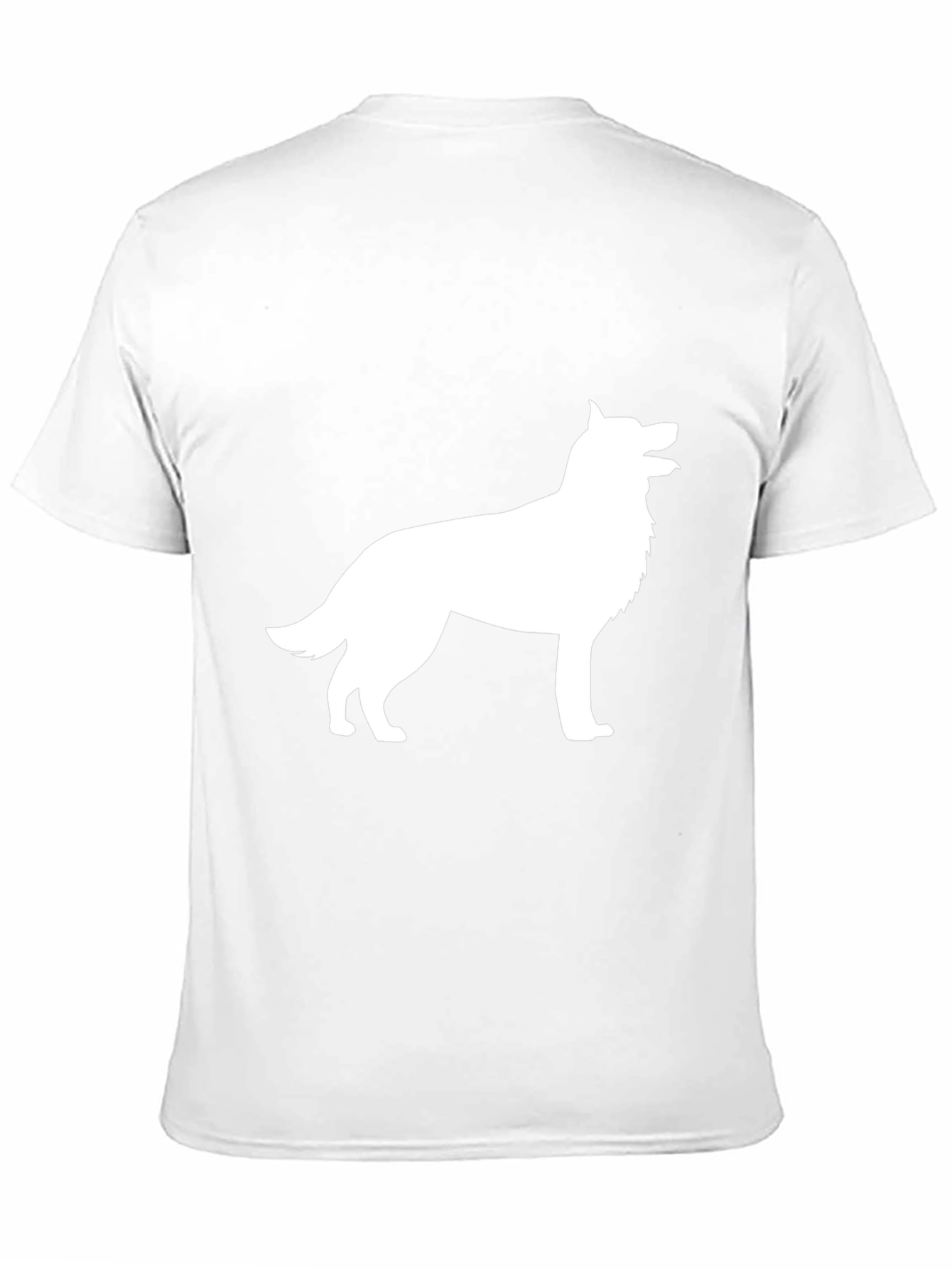 Dog Silhouette Black T-Shirt