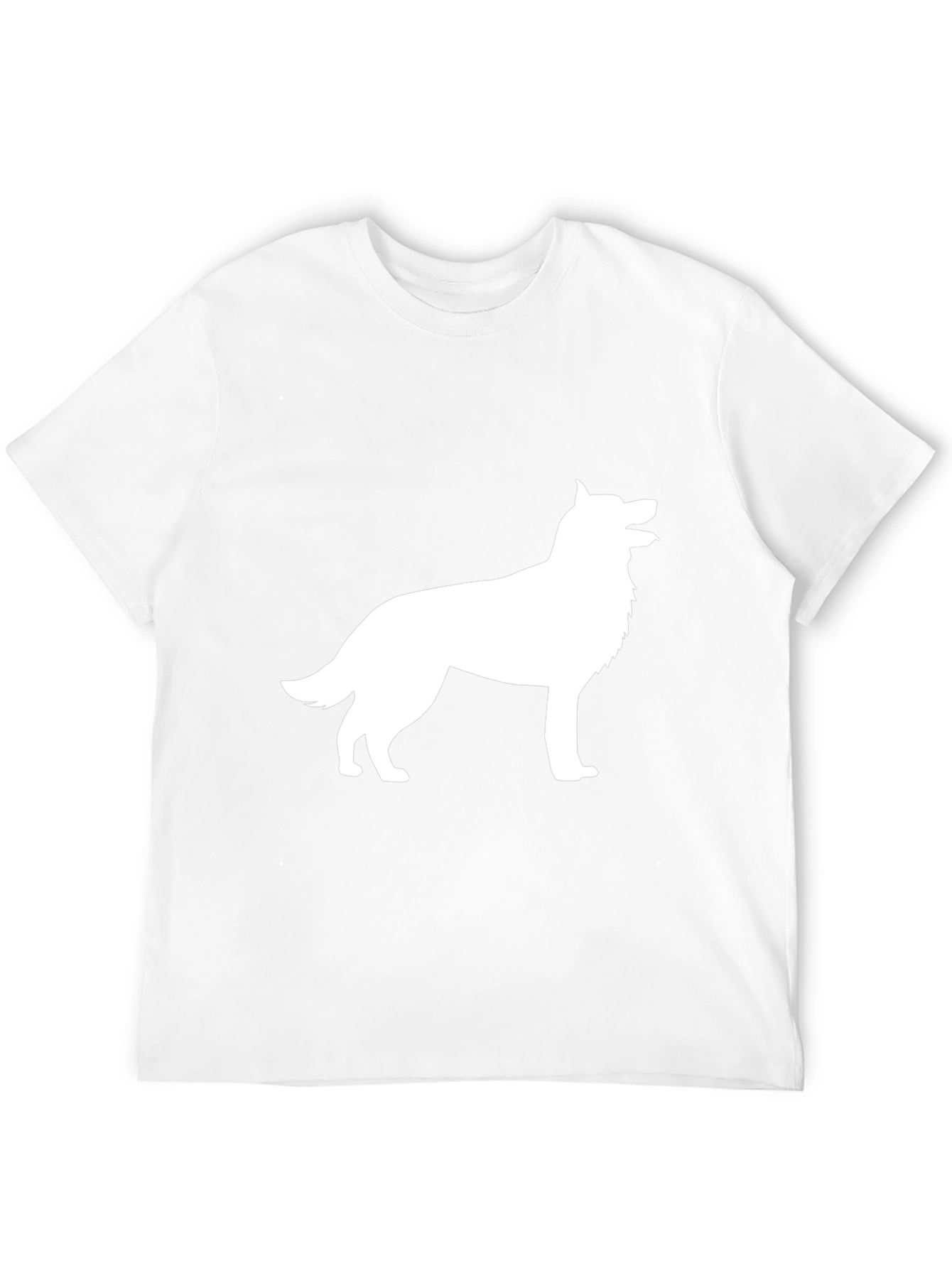 Dog Silhouette Black T-Shirt