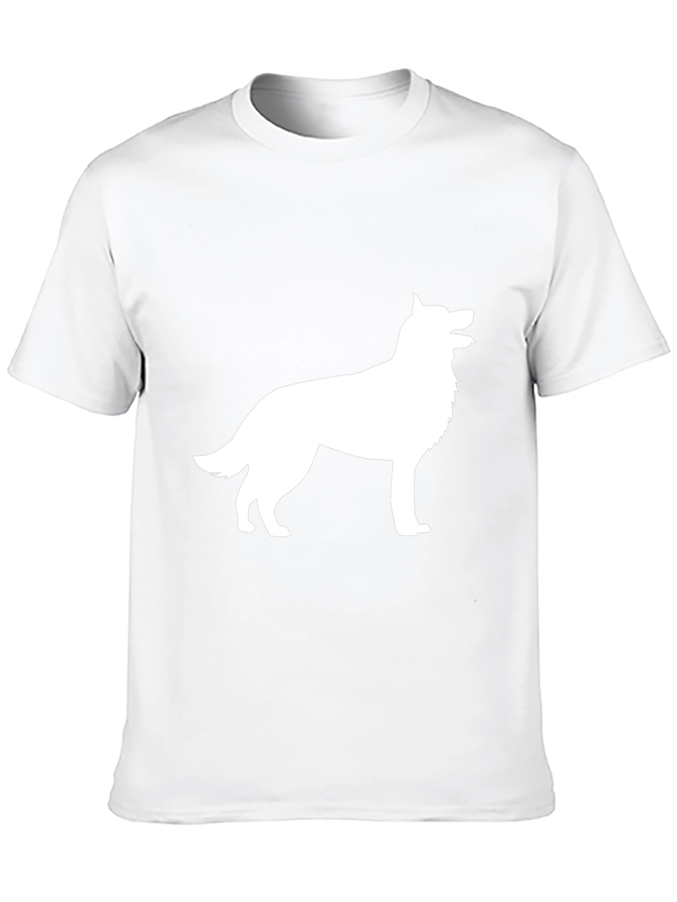 Dog Silhouette Black T-Shirt