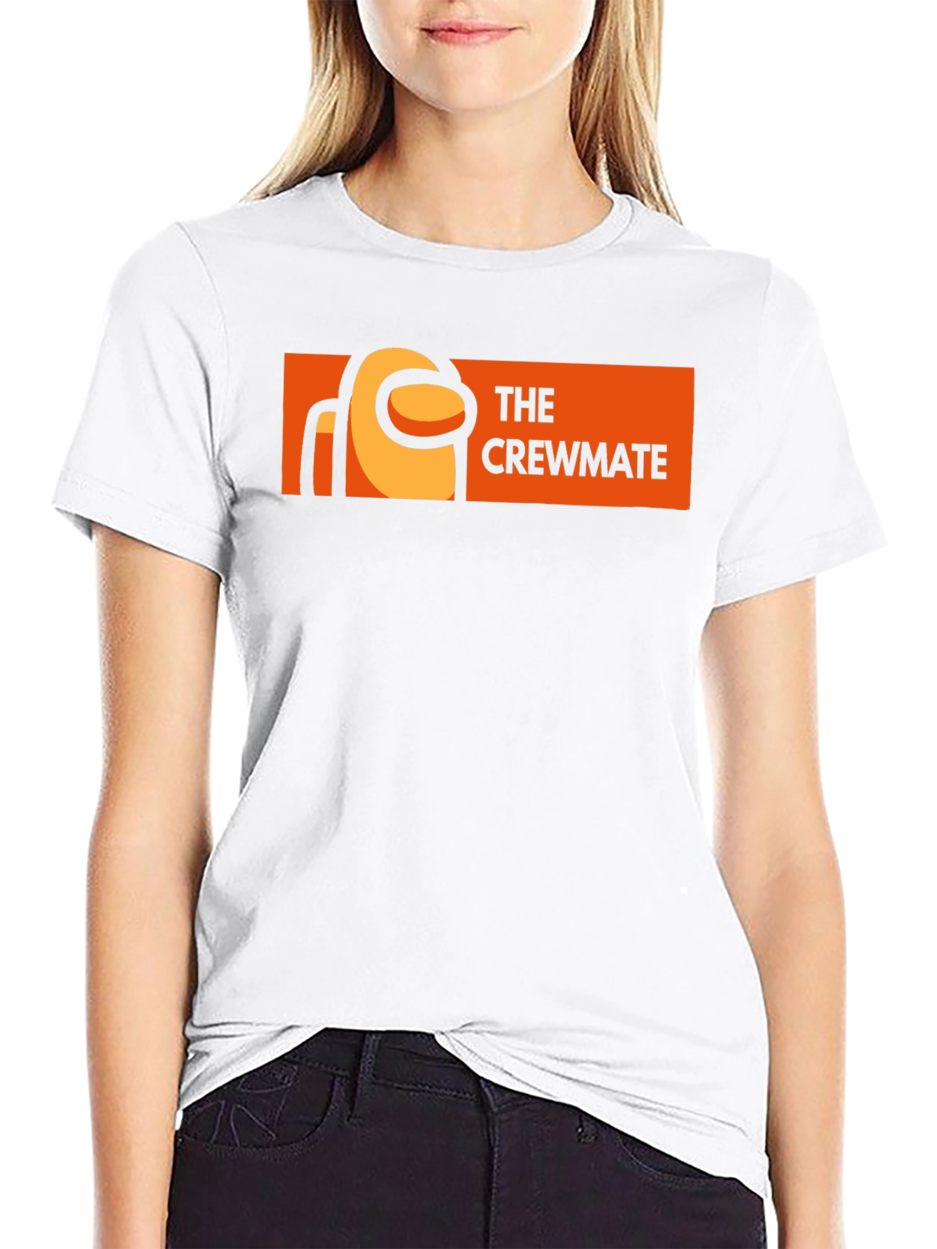 The Crewmate Among Us Black T-Shirt