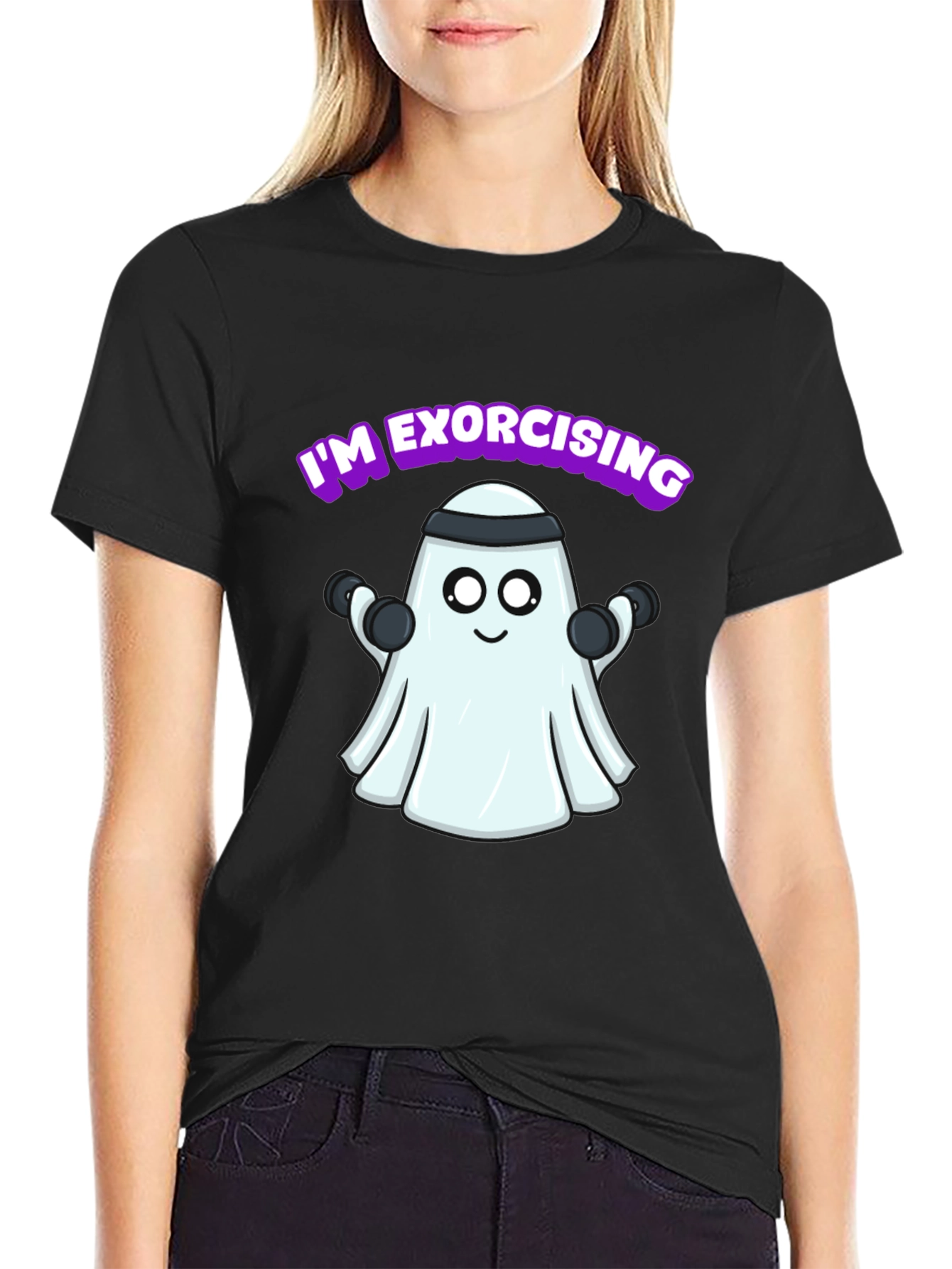 Humorous Im Exorcising Ghost Gym T-Shirt