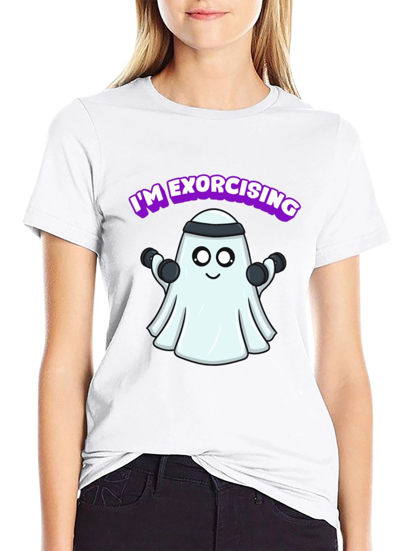 Humorous Im Exorcising Ghost Gym T-Shirt
