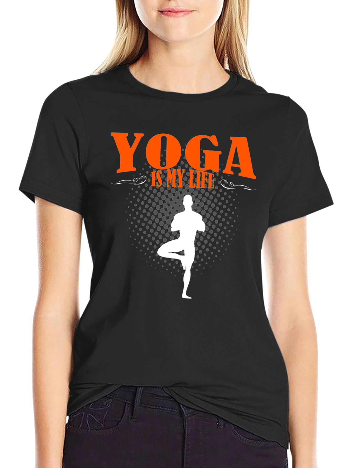 Yoga is My Life Graphic T-Shirt