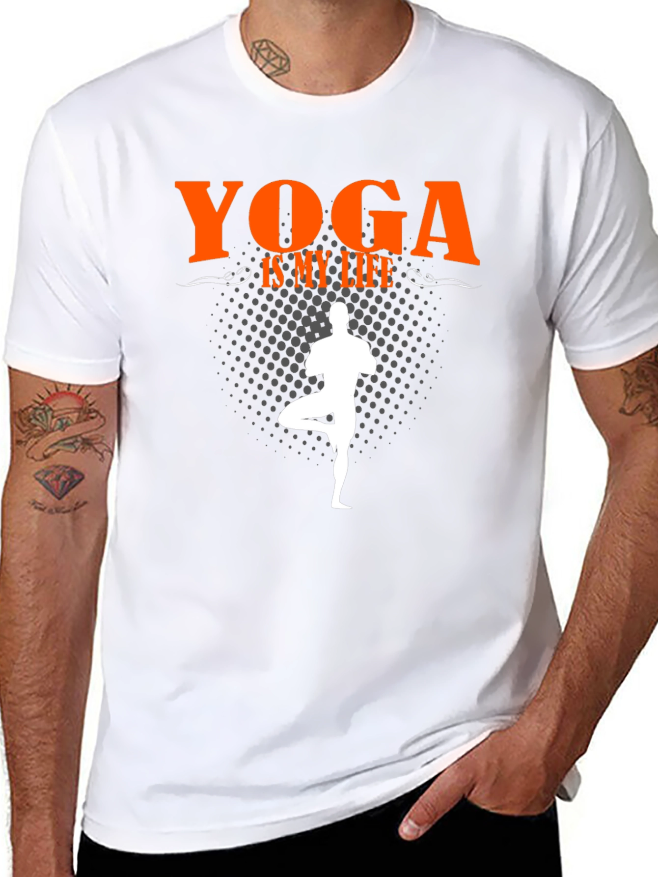Yoga is My Life Graphic T-Shirt