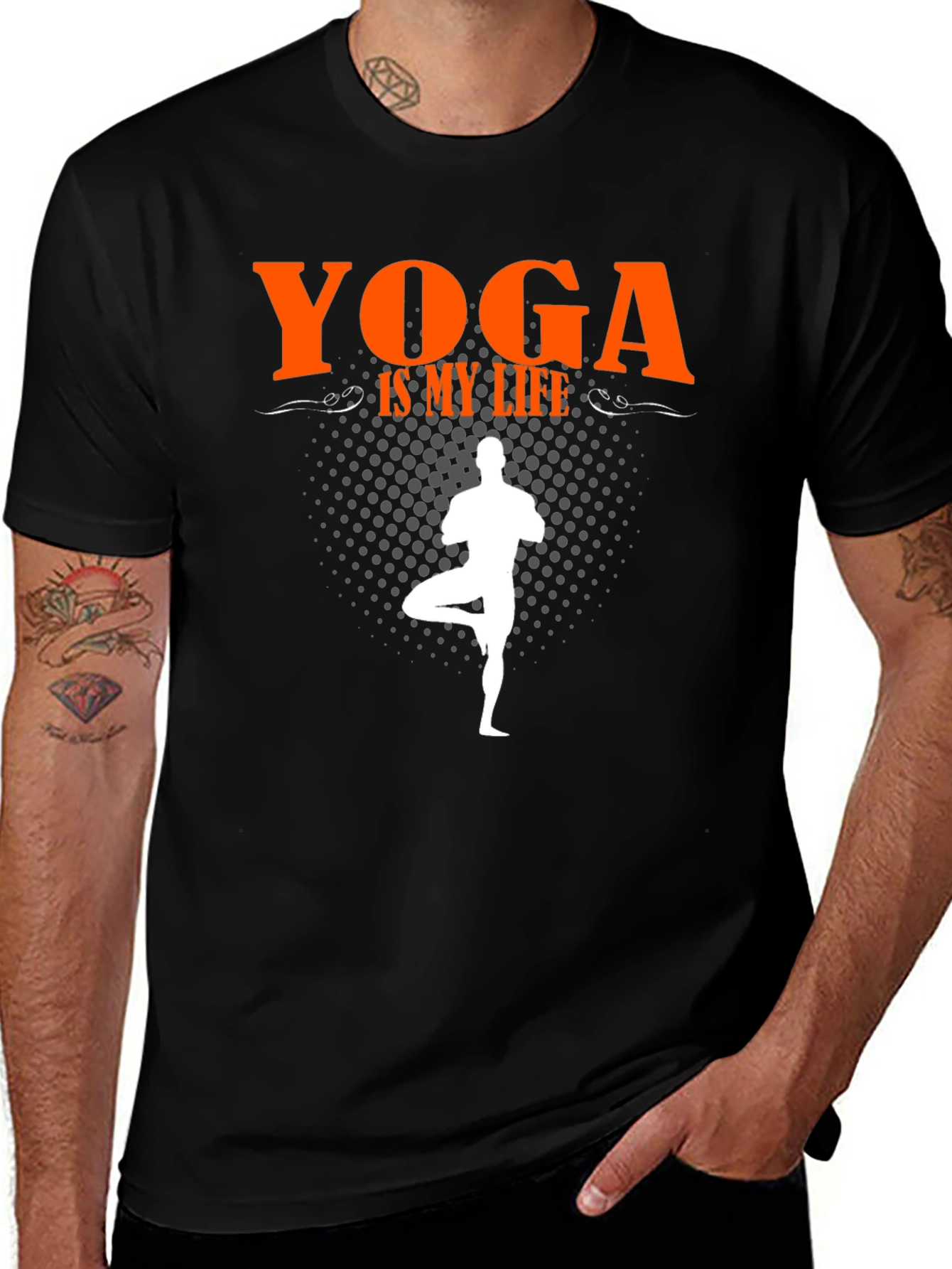 Yoga is My Life Graphic T-Shirt