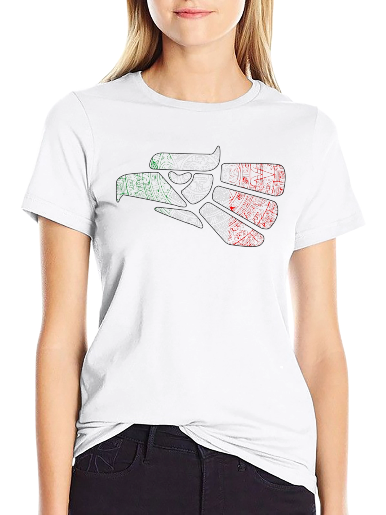 Aztec Eagle Black T-Shirt