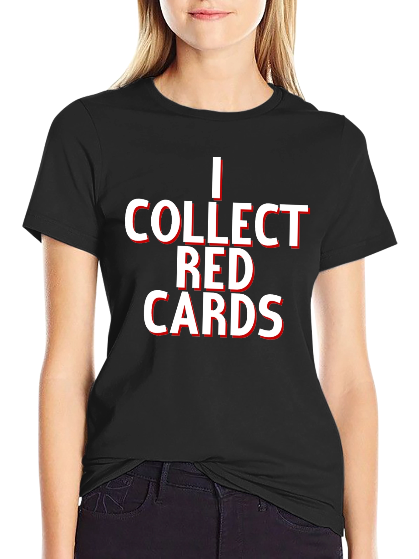 I Collect Red Cards Novelty T-Shirt