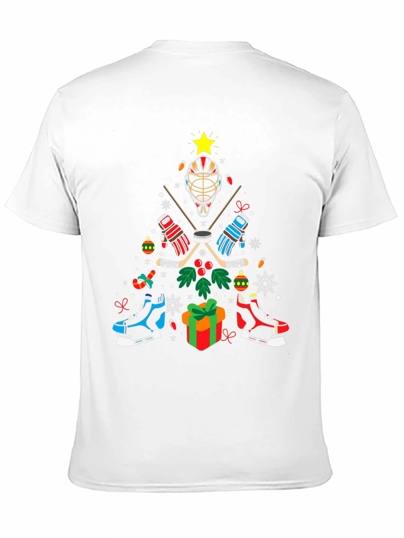 Hockey Christmas Tree T-Shirt
