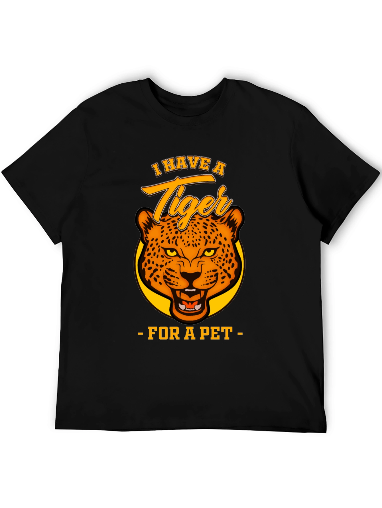 Tiger Pet Graphic T-Shirt - Bold and Unique