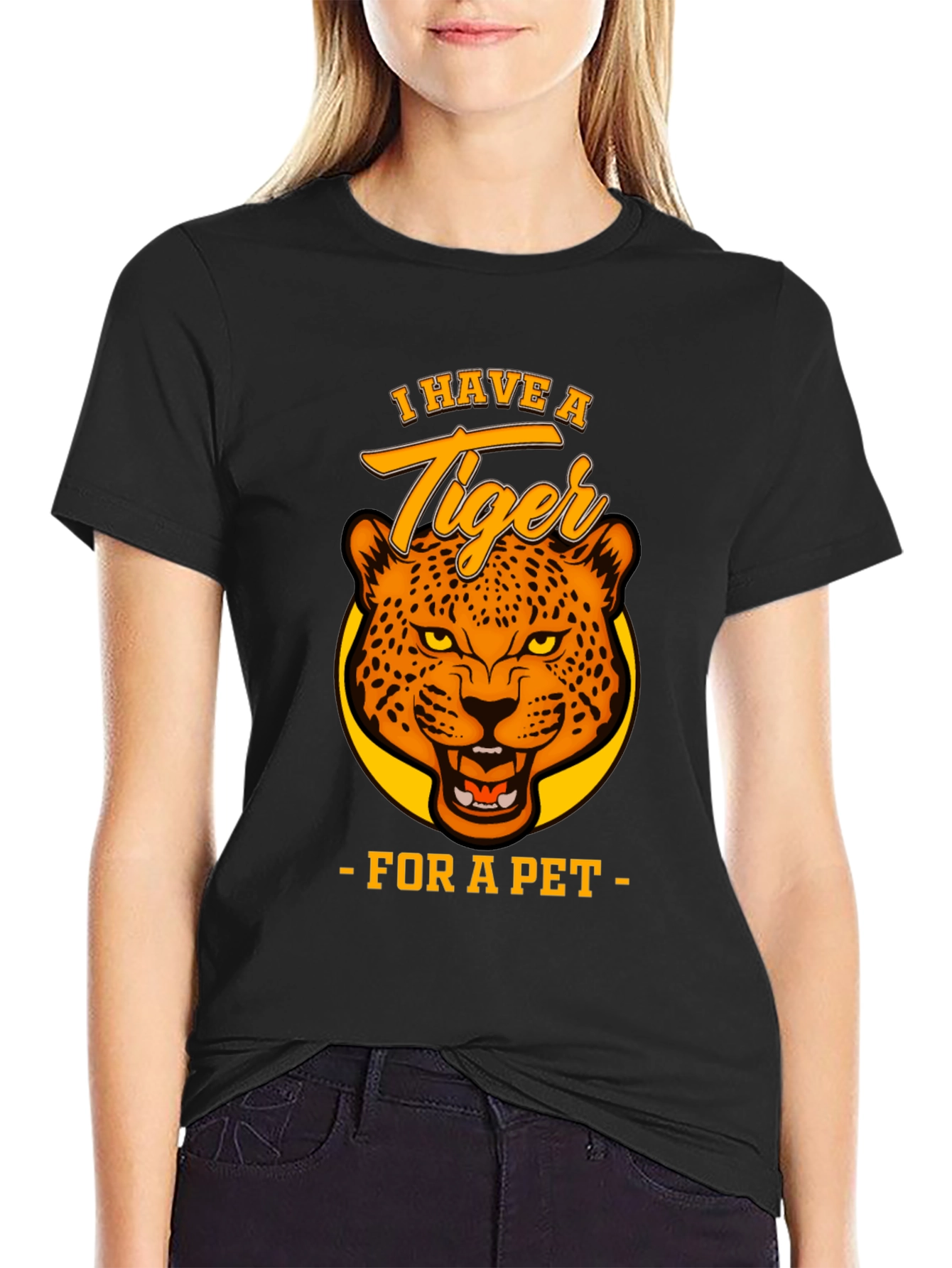 Tiger Pet Graphic T-Shirt - Bold and Unique