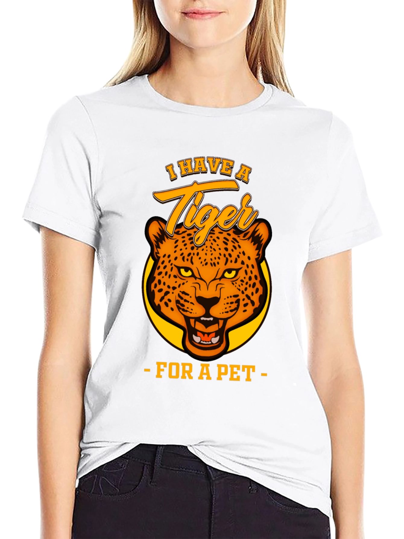 Tiger Pet Graphic T-Shirt - Bold and Unique