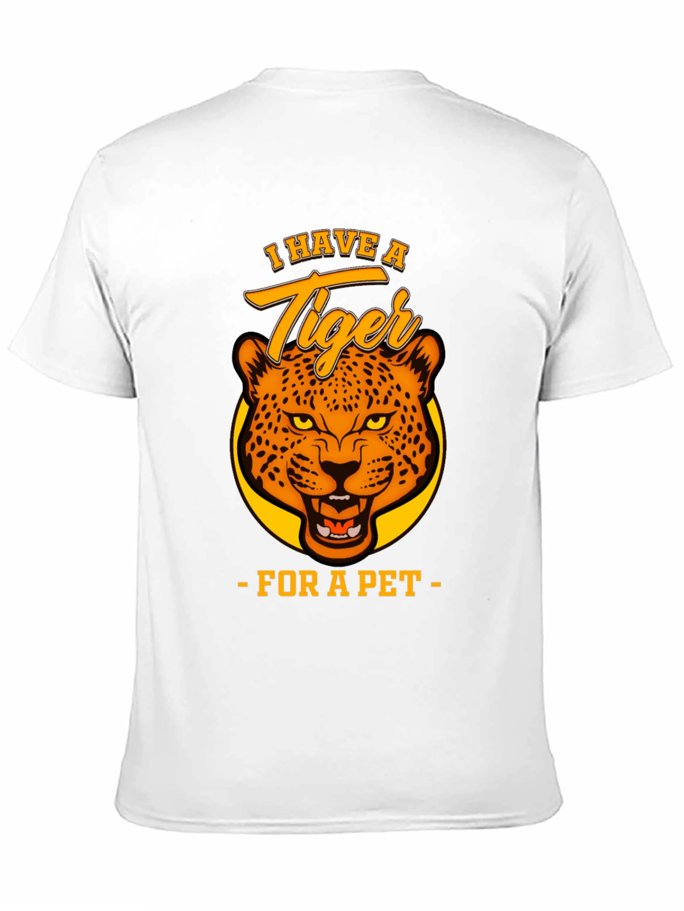 Tiger Pet Graphic T-Shirt - Bold and Unique