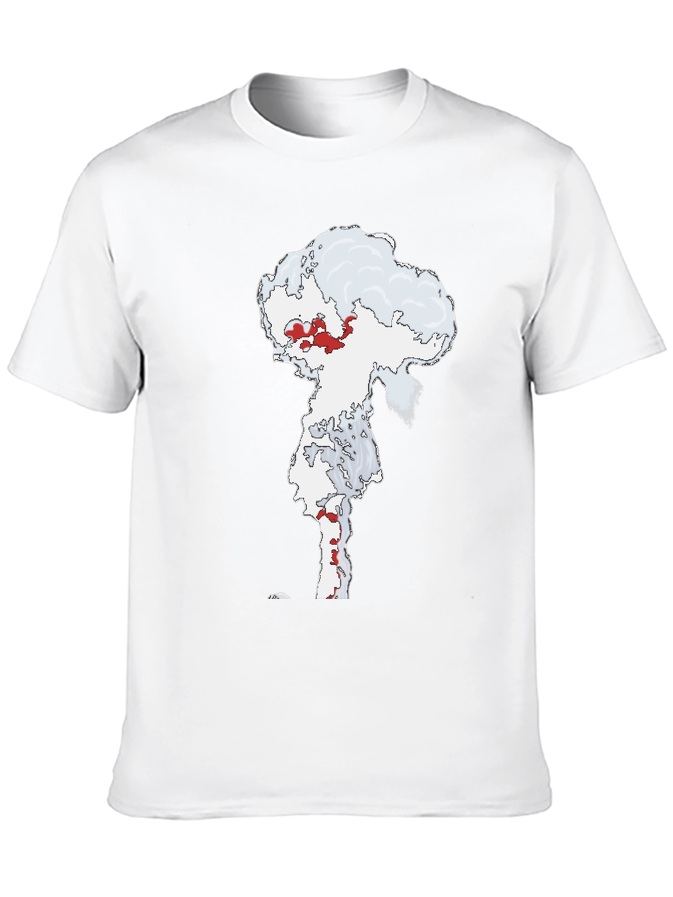Atomic Cloud Graphic Tee - Black Cotton Blend