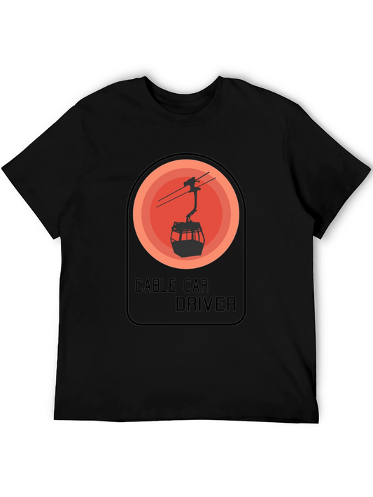 Cable Car Driver Graphic T-Shirt