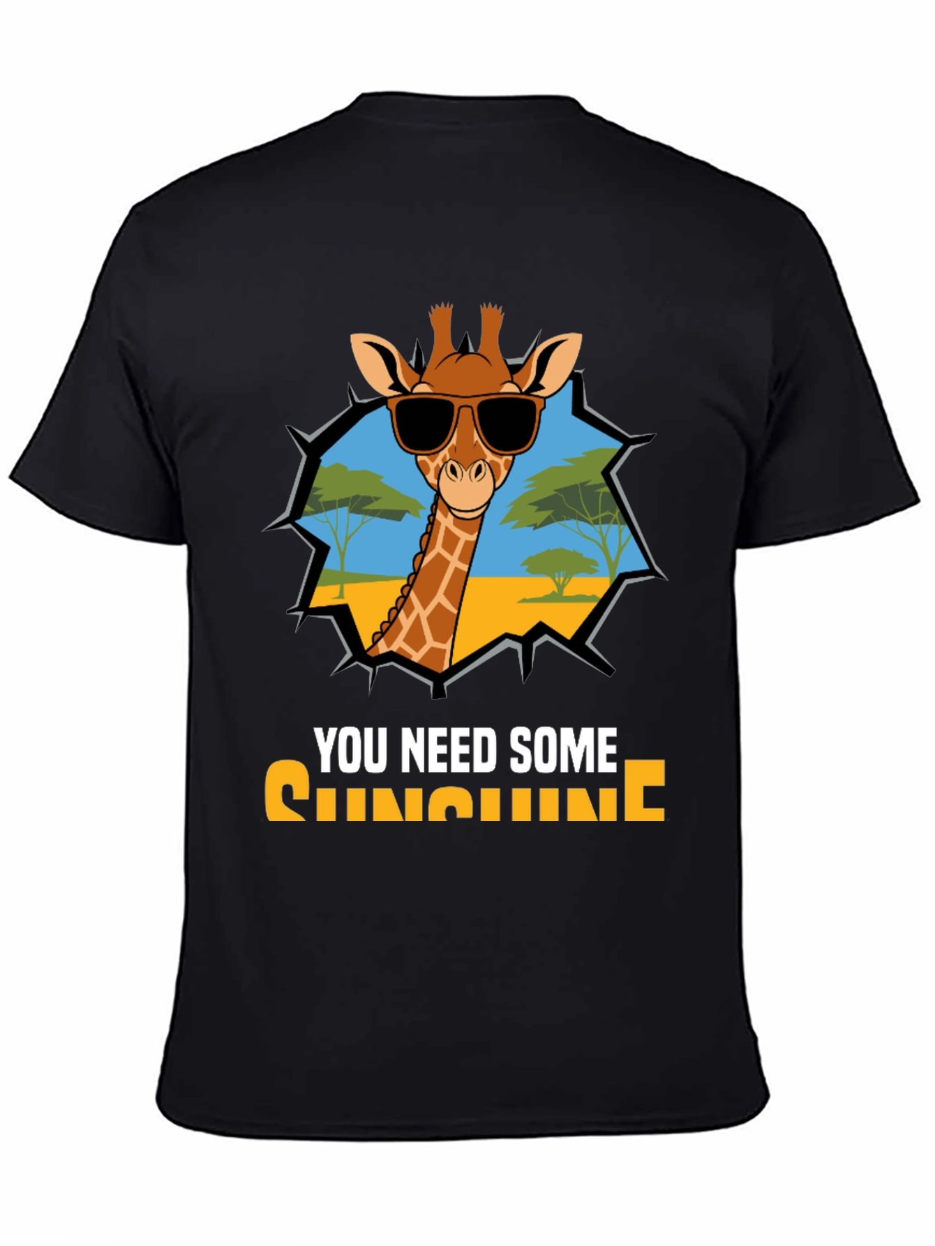 Cool Giraffe T-Shirt - You Need Sunshine