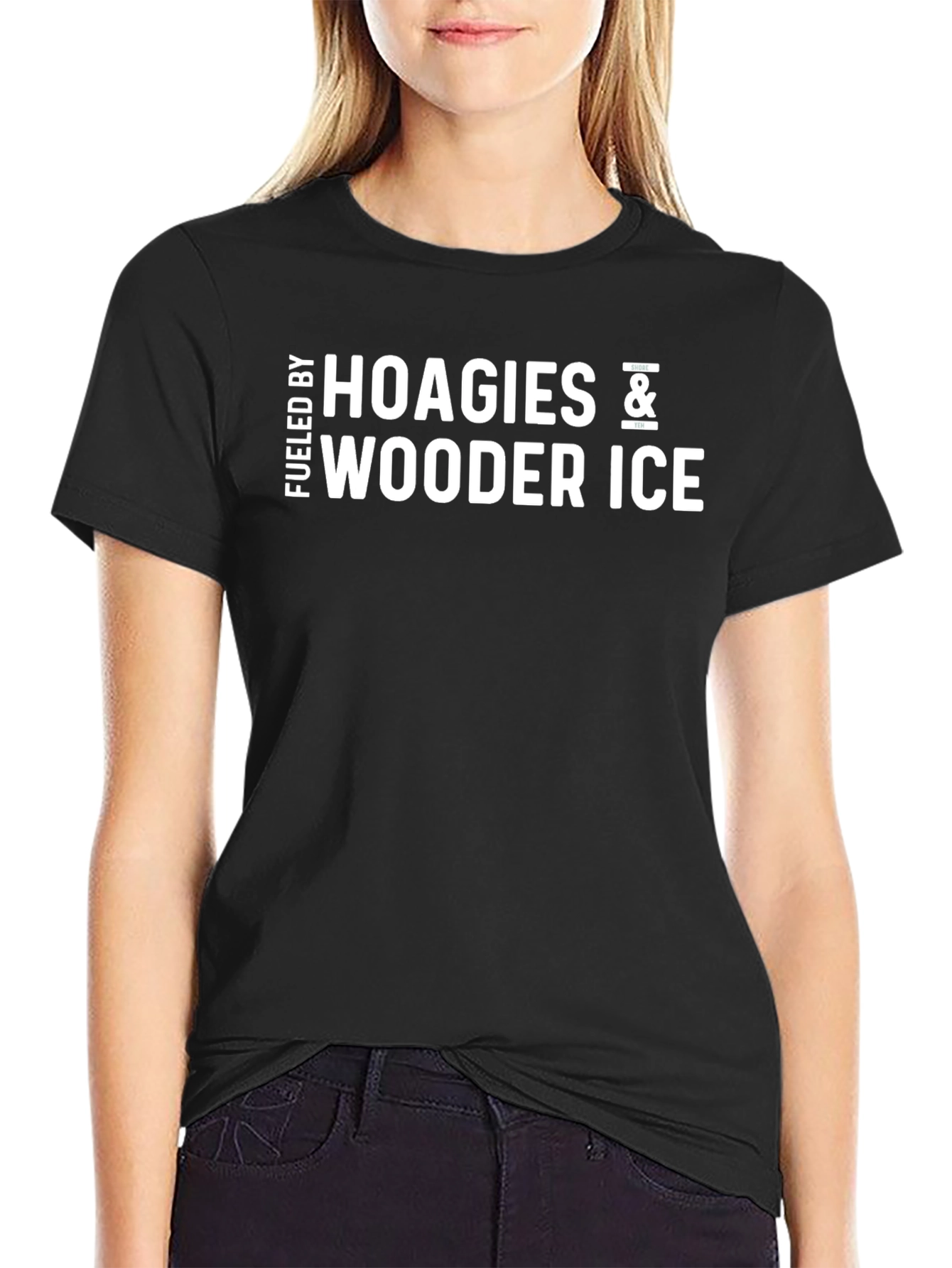 Hoagies & Wooder Ice Black T-Shirt
