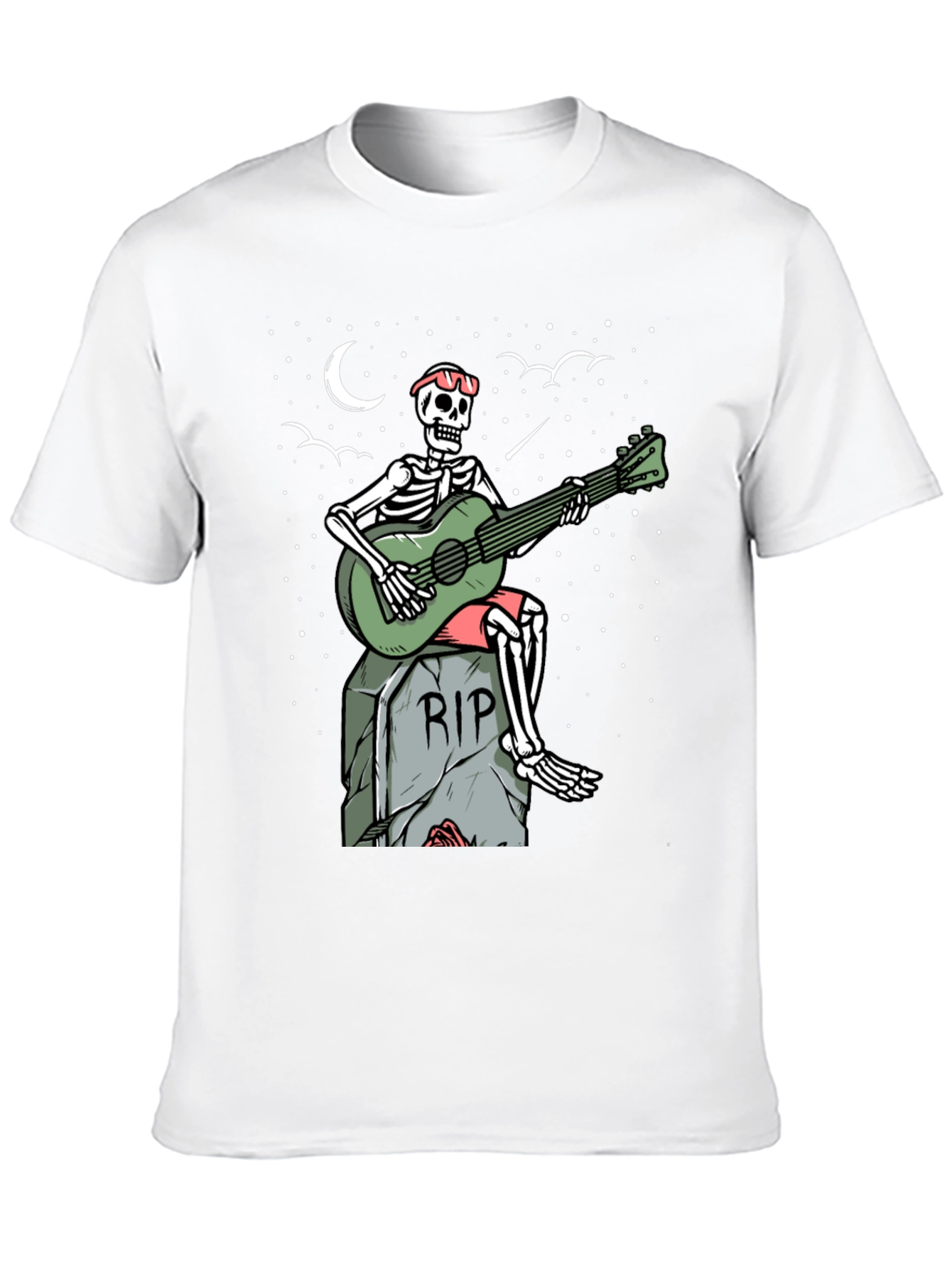 Skeleton Guitarist Graphic Tee