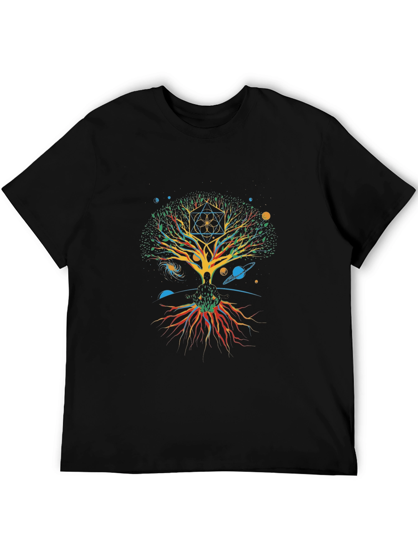 Tree of Life Graphic T-Shirt - Meditative Design