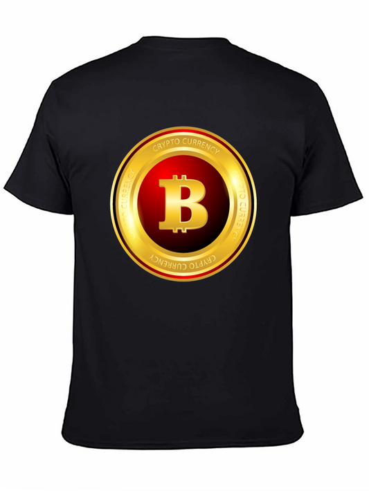 Bitcoin Crypto Currency T-Shirt - Black