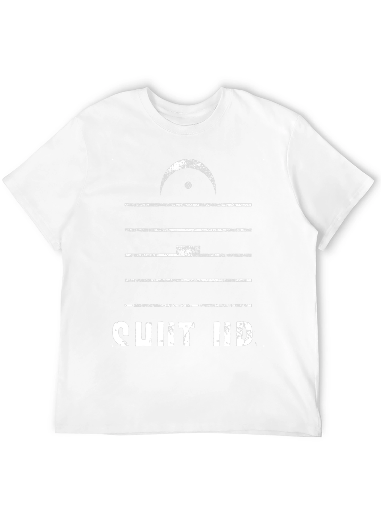 Shut Up T-Shirt - Music Notation Design