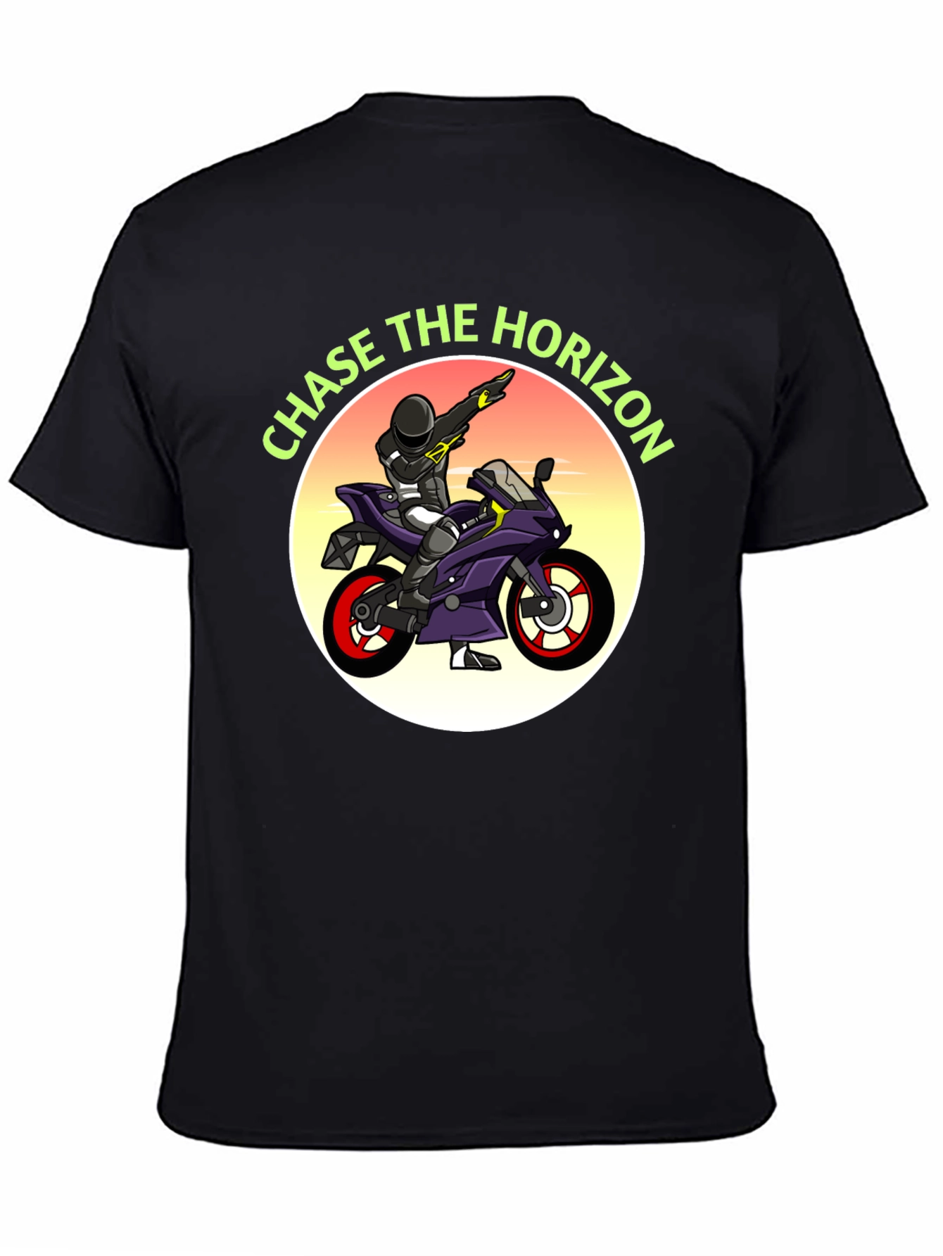 Chase The Horizon Biker T-Shirt