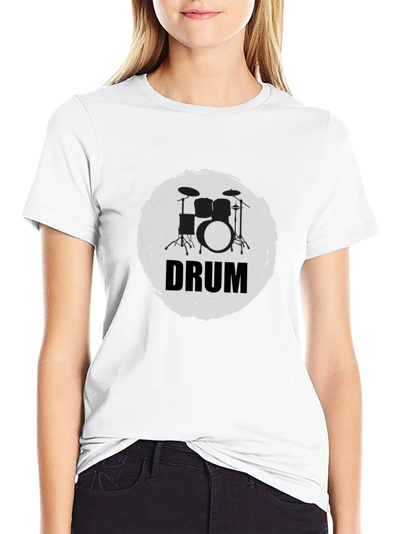 Drum Kit T-Shirt - Music Lover Tee