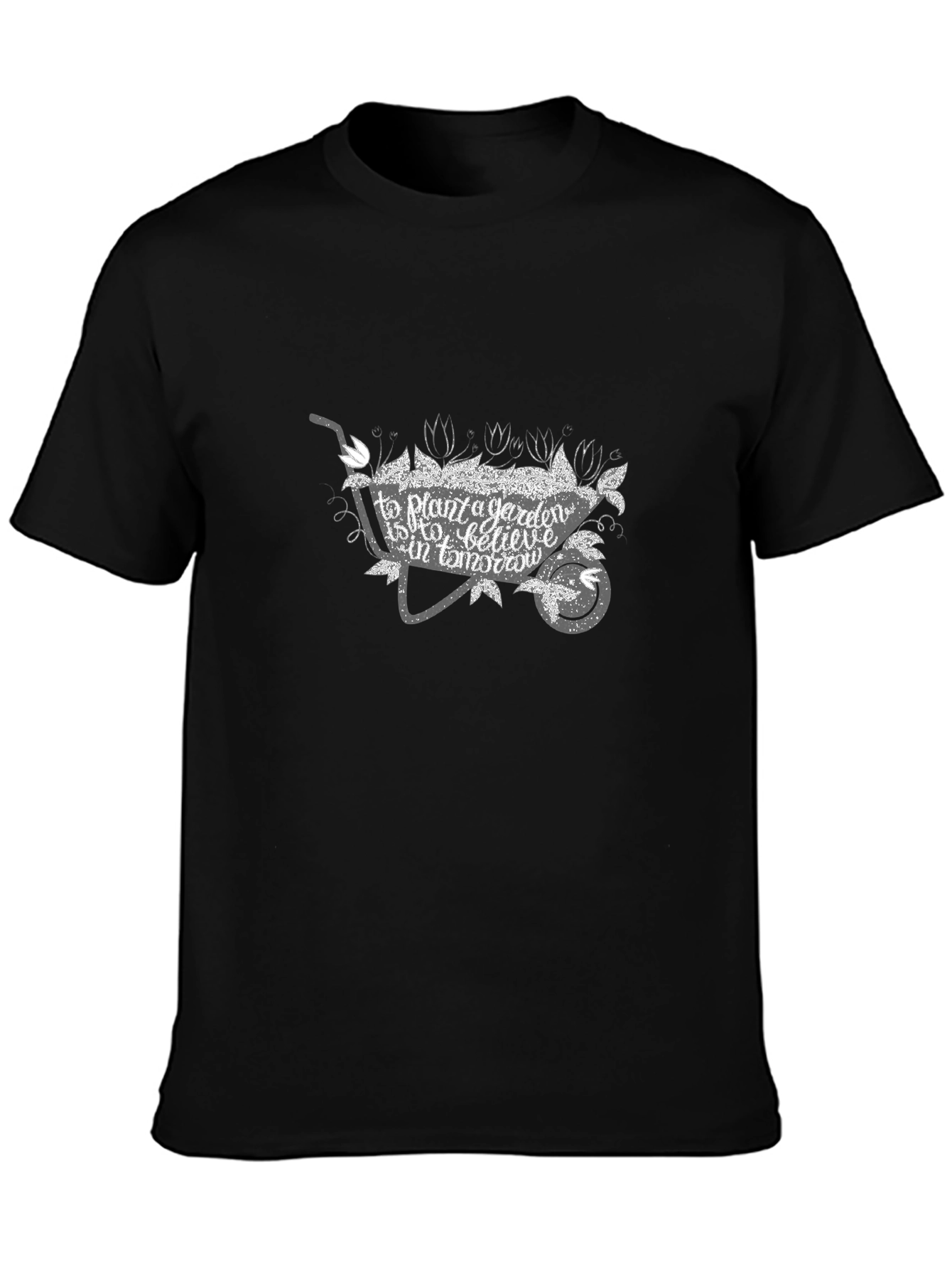 Garden Belief Black T-Shirt