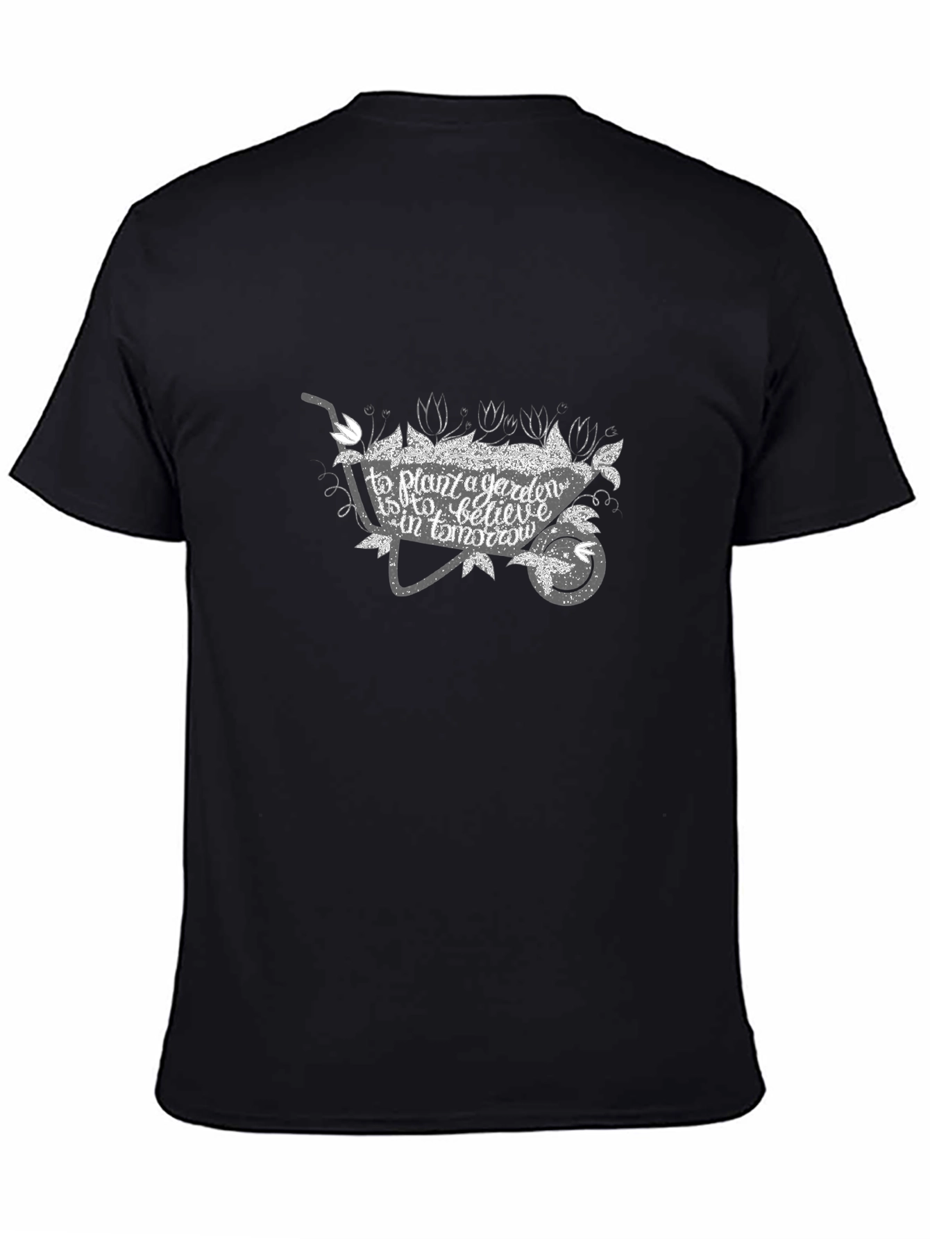Garden Belief Black T-Shirt