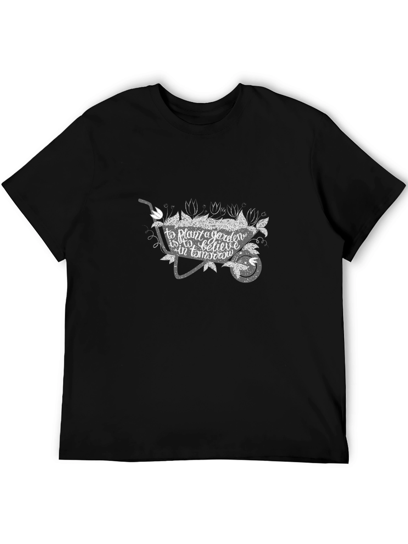 Garden Belief Black T-Shirt