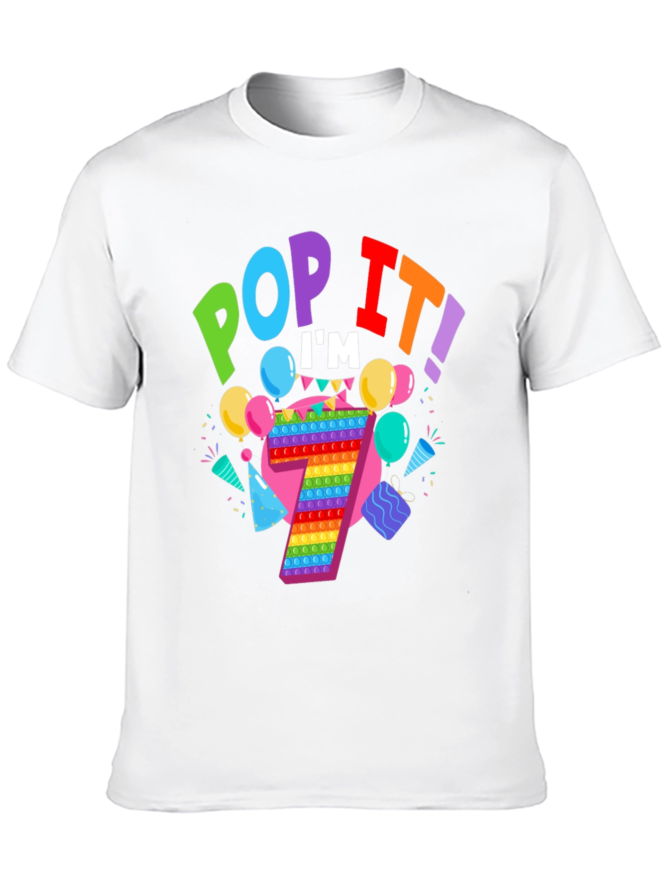 Pop It Im 7 Shirt - Birthday Fun!