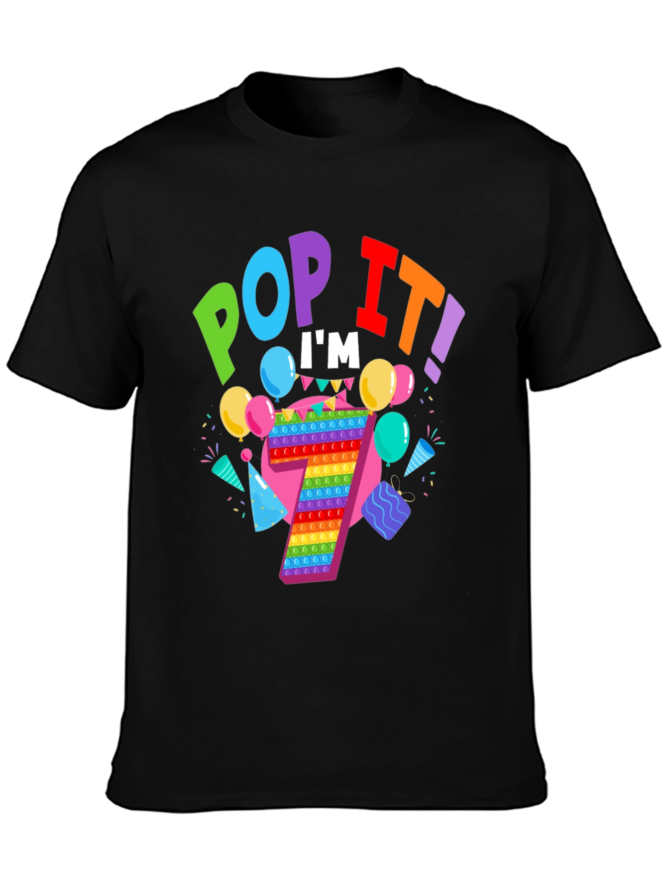 Pop It Im 7 Shirt - Birthday Fun!