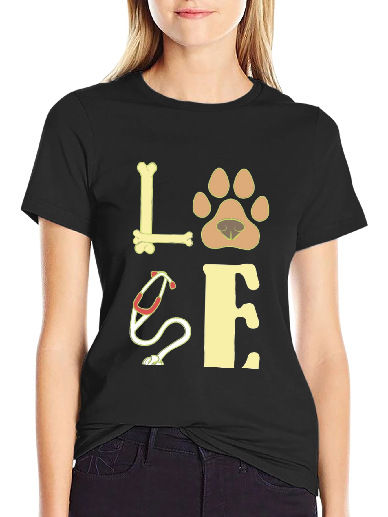 Veterinarian Love Graphic T-Shirt