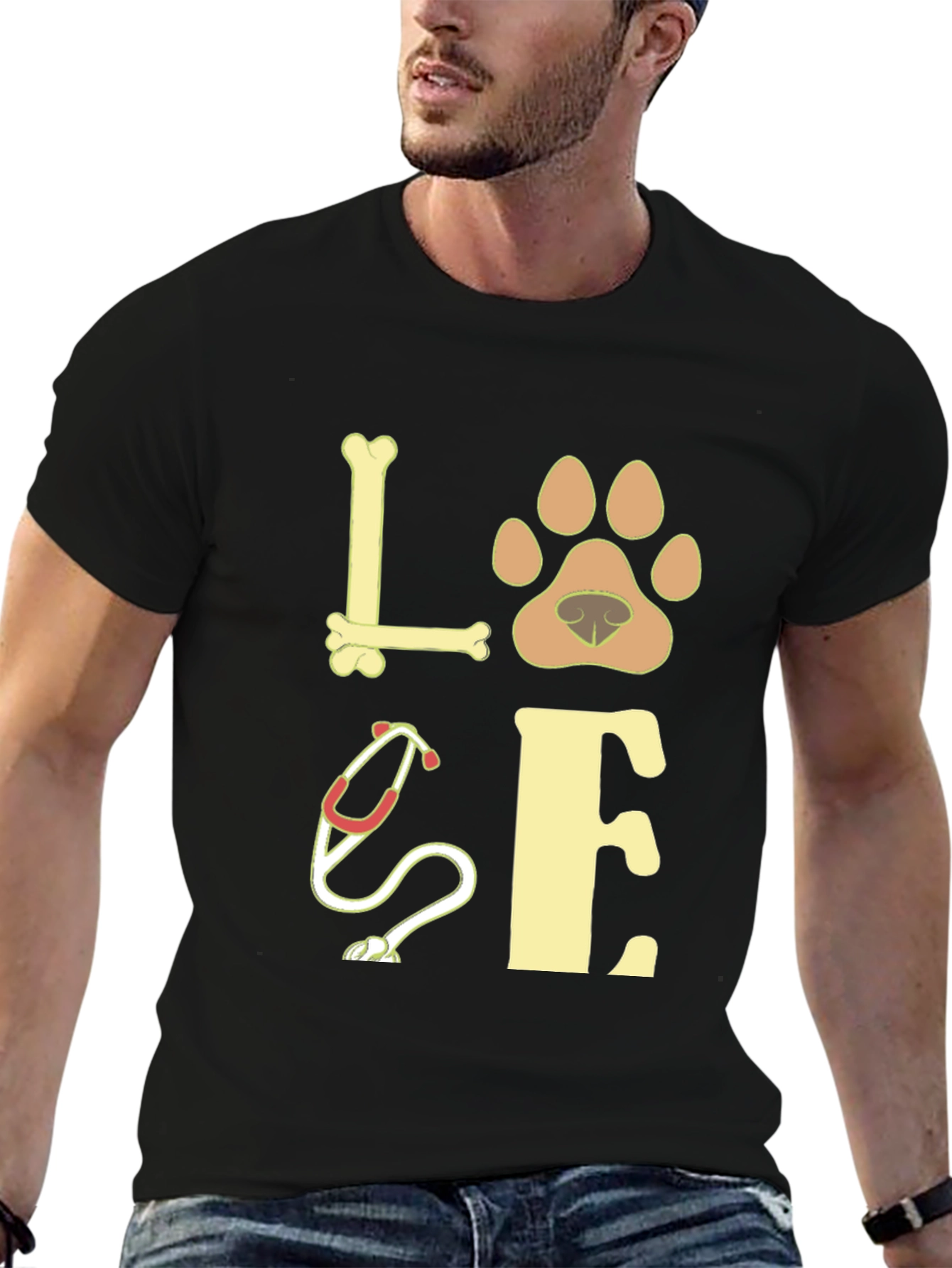 Veterinarian Love Graphic T-Shirt