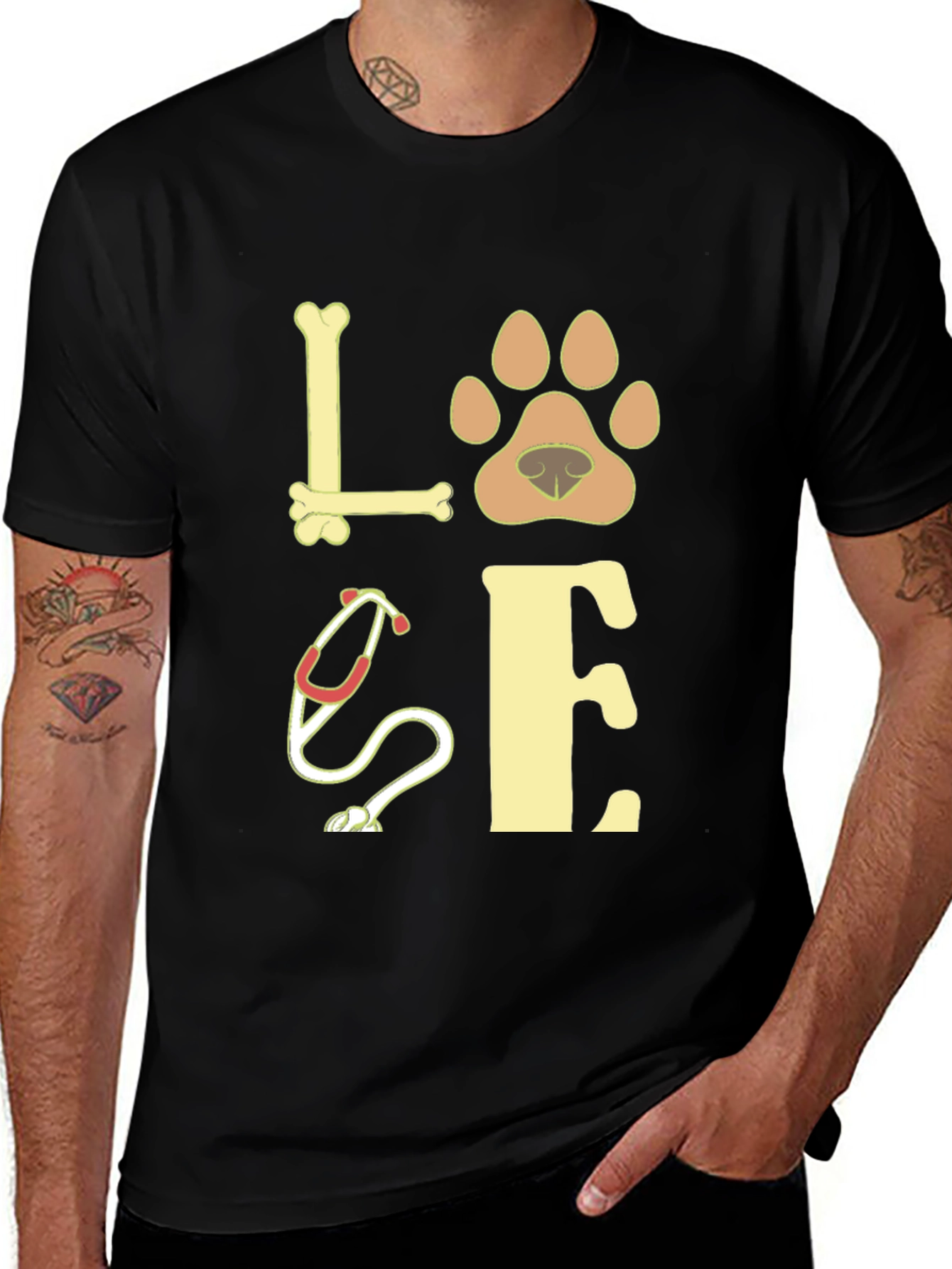 Veterinarian Love Graphic T-Shirt