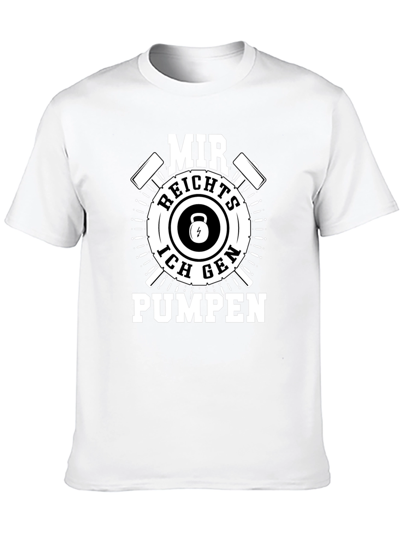MIR REICHTS ICH GEH PUMPEN Black T-Shirt