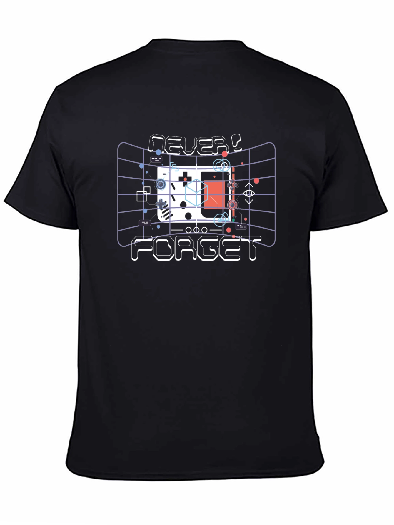 Retro Game Console T-Shirt - Never Forget