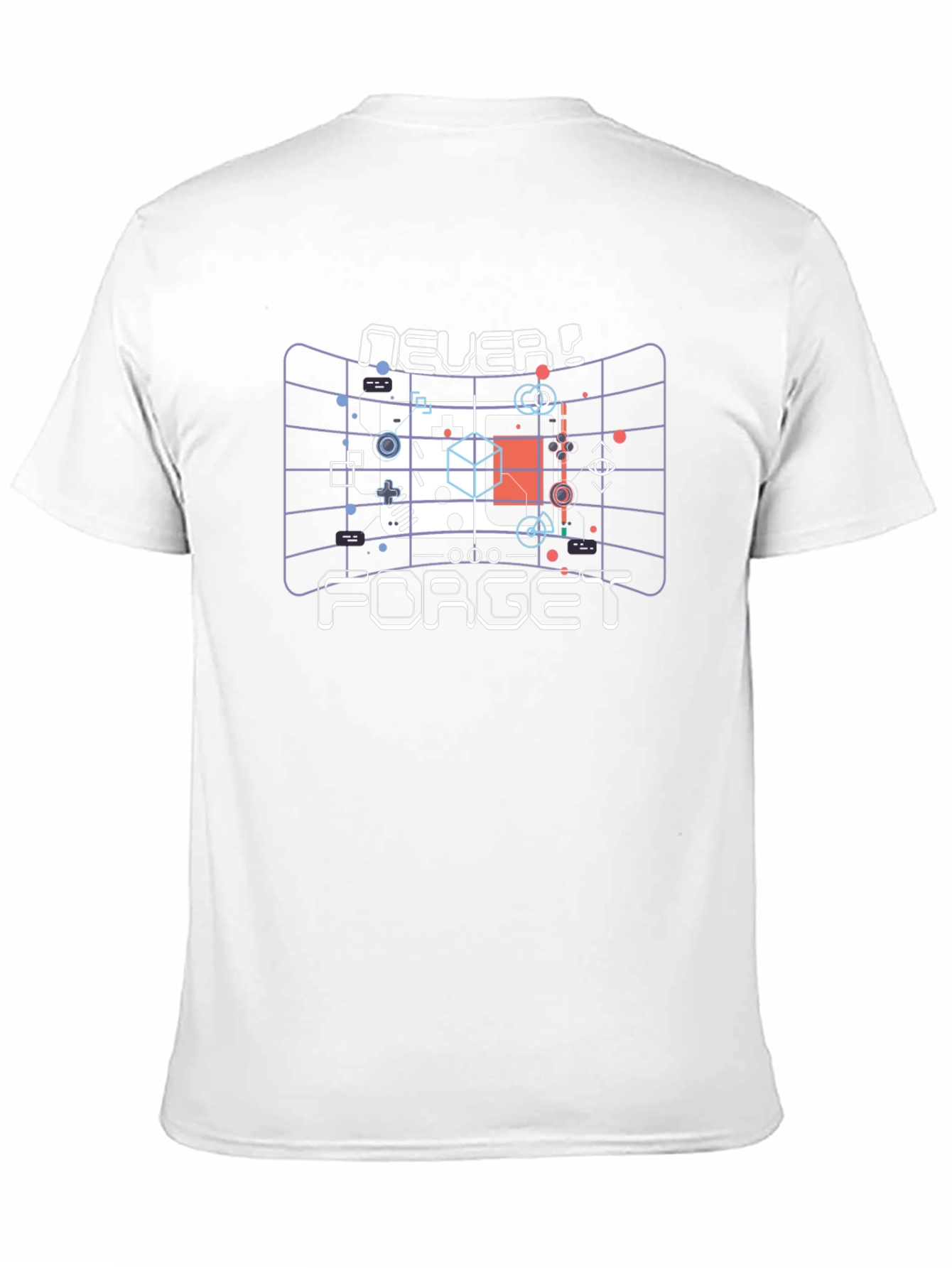Retro Game Console T-Shirt - Never Forget