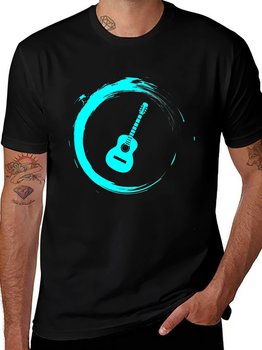 Acoustic Guitar Graphic Tee - Stylish and Unique