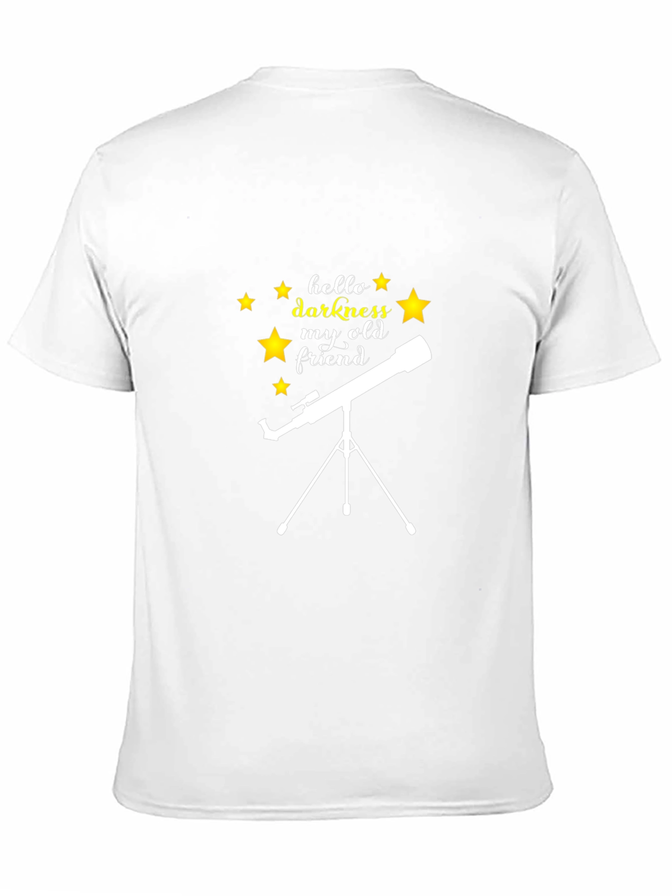 Hello Darkness My Old Friend Telescope T-Shirt