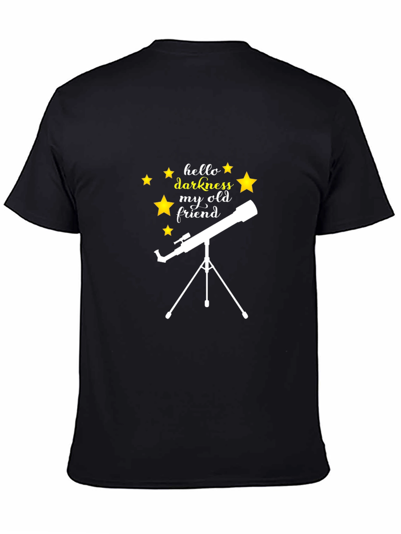 Hello Darkness My Old Friend Telescope T-Shirt