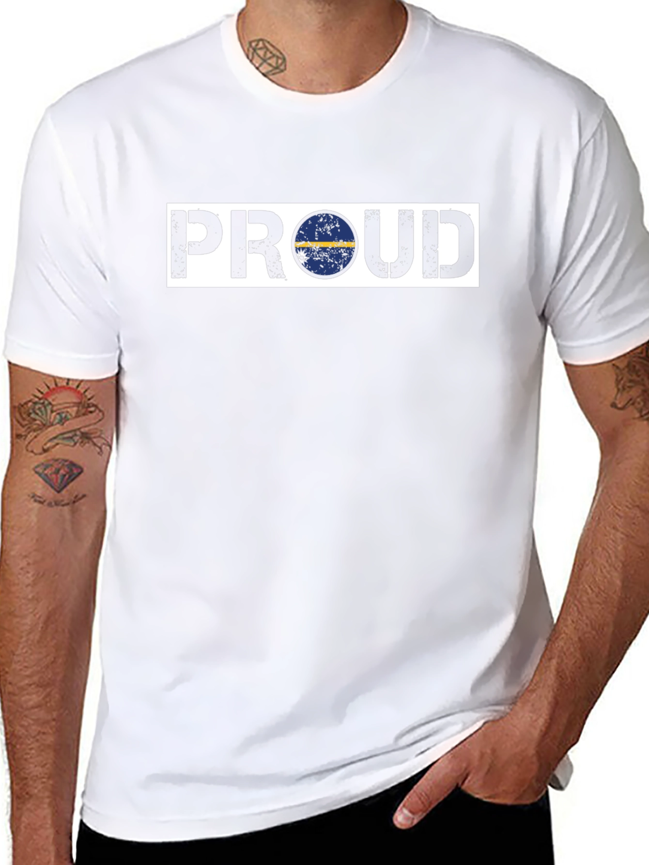 Nauru Flag Proud T-Shirt
