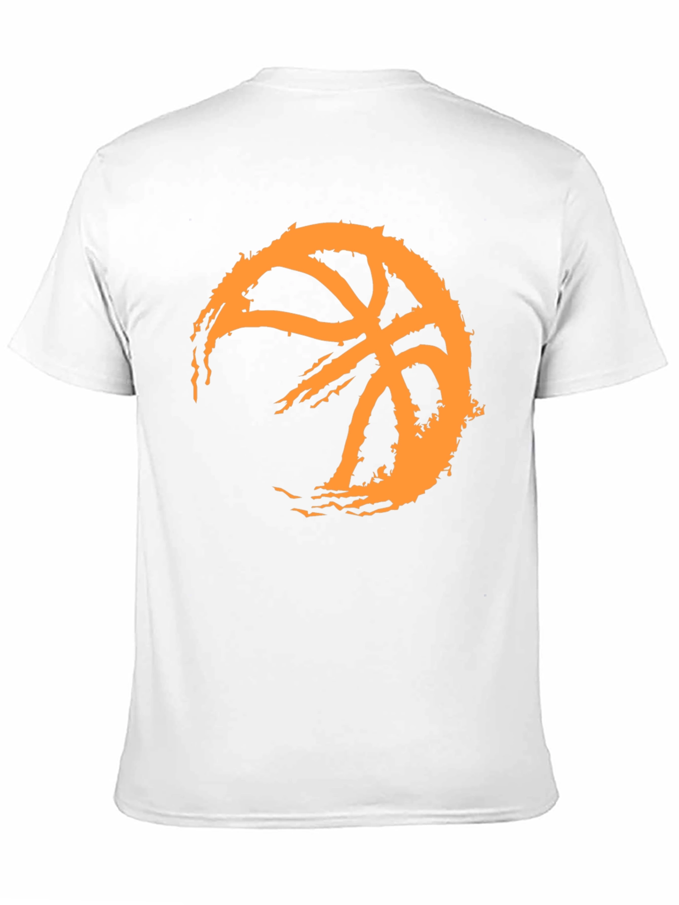 Basketball Graphic Tee - Black Cotton T-Shirt