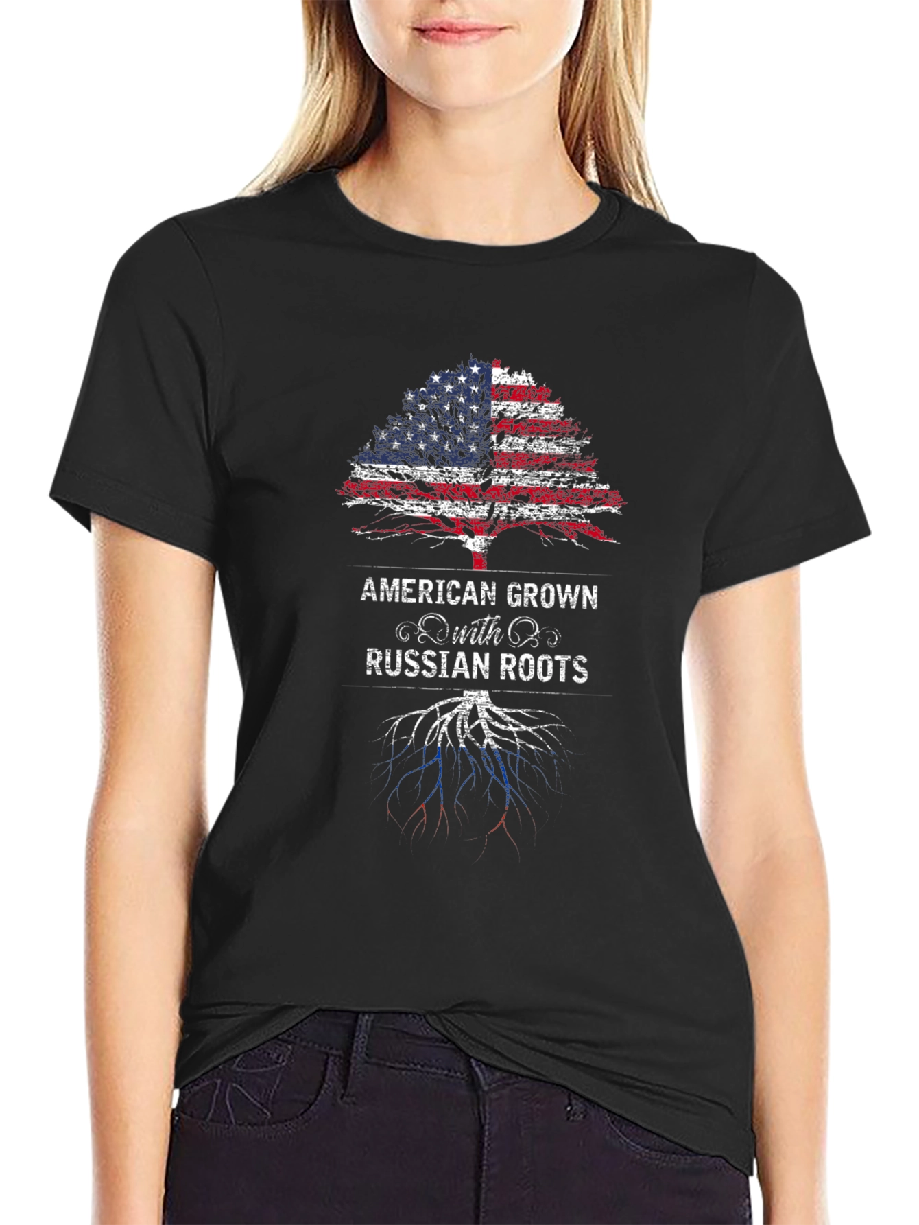 American Grown Russian Roots T-Shirt