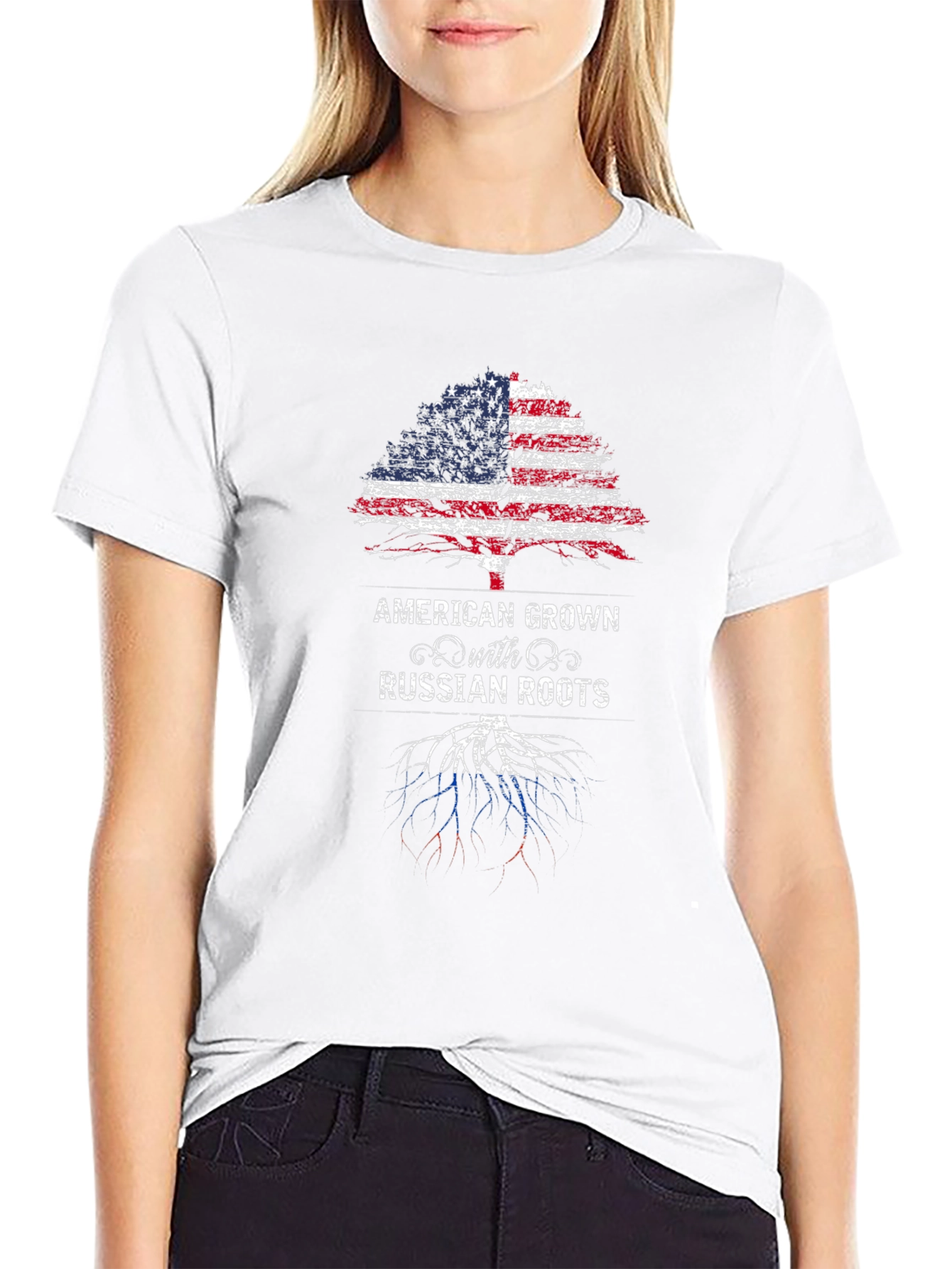 American Grown Russian Roots T-Shirt